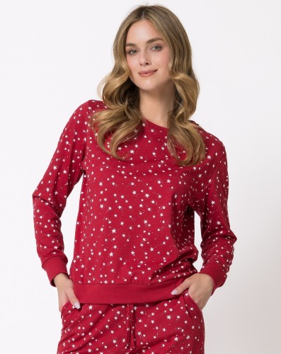 Piżama Leveza 1802 Rawen dł/r S-XL