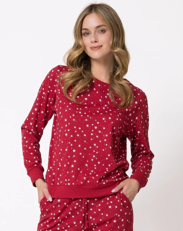 Piżama Leveza 1802 Rawen dł/r S-XL