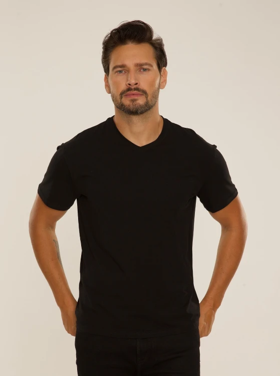 Koszulka De Lafense 828 T-shirt Chandler kr/r M-2XL