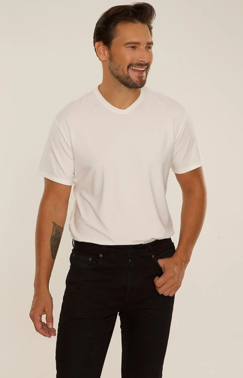 Koszulka De Lafense 828 T-shirt Chandler kr/r M-2XL