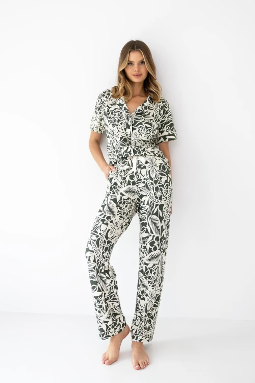 Piżama Sensis Louise kr/r XS-2XL rozpinana