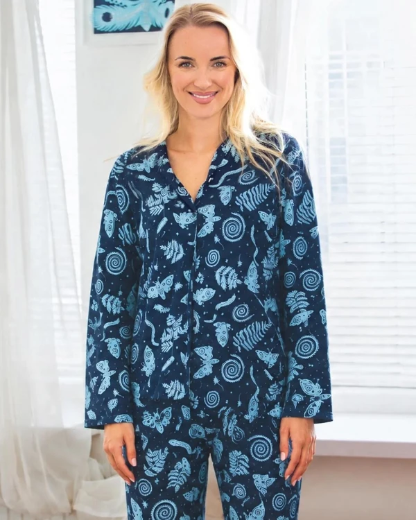 Piżama Key LNS 533 B26 dł/r S-XL rozpinana