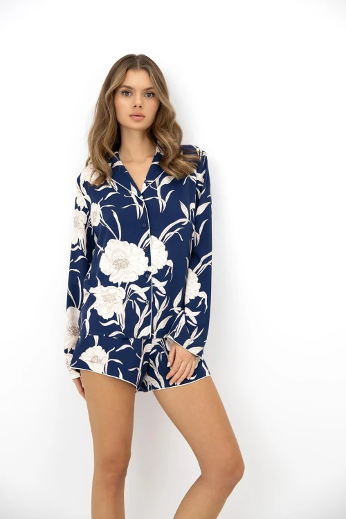 Piżama Sensis Linnea dł/r XS-2XL rozpinana