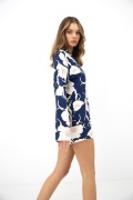 Piżama Sensis Linnea dł/r XS-2XL rozpinana