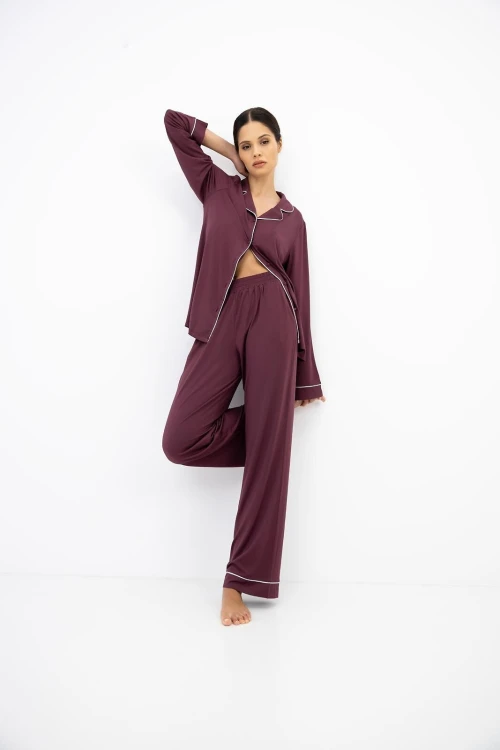 Piżama Sensis Samira dł/r XS-2XL rozpinana