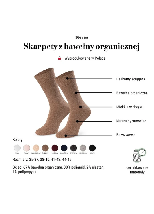 Skarpety Steven art.211 damskie 35-40