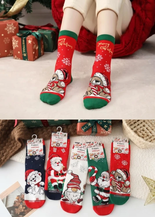 Skarpety WiK Pesail 3060 wz.69 Merry Christmas 35-42