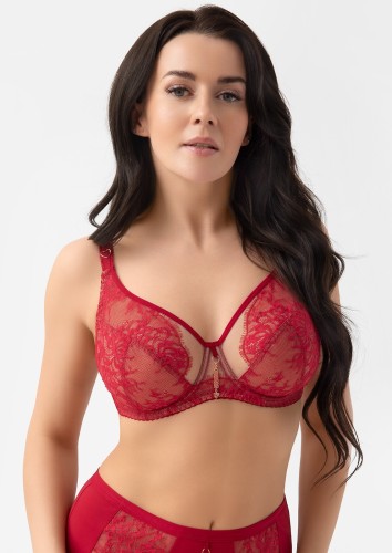 Biustonosz Soft Gorsenia G024 Desire Czerwony
