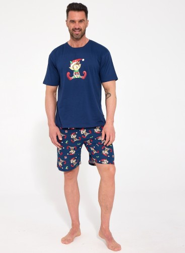 Piżama Cornette 326/324 Elf kr/r Christmas 3XL-5XL