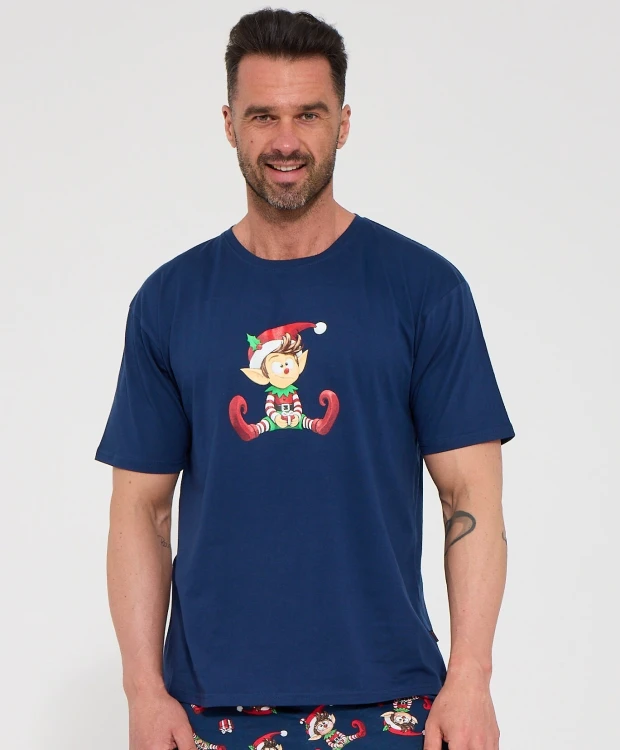 Piżama Cornette 326/324 Elf kr/r Christmas 3XL-5XL