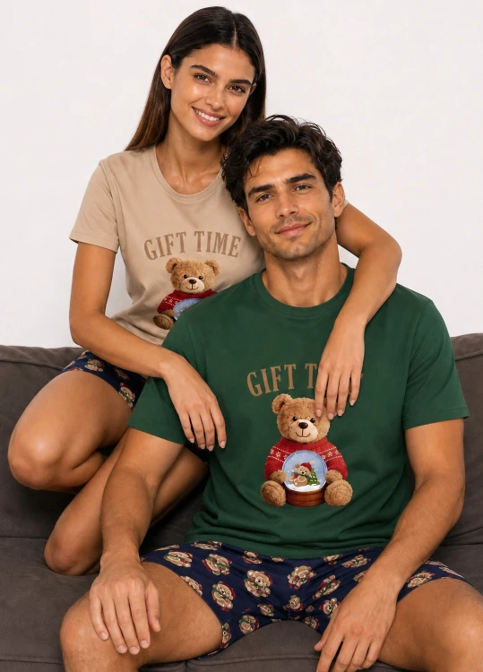 Piżama Cornette 326/351 Gift Time 2 kr/r Christmas S-2XL