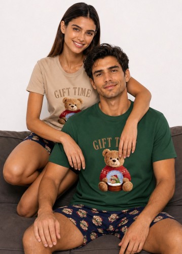 Piżama Cornette 1112/517 Gift Time 2 kr/r Christmas S-2XL
