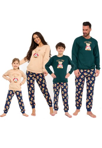 Piżama Cornette 671/479 Gift Time dł/r Christmas S-2XL