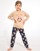 Piżama Cornette Kids Girl 594/204 Gift Time dł/r Chrristmas 86-128