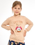 Piżama Cornette Kids Girl 594/204 Gift Time dł/r Chrristmas 86-128