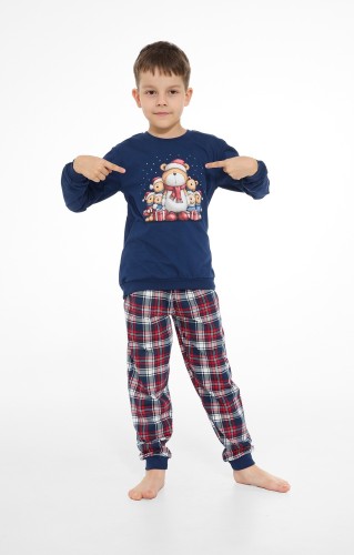 Piżama Cornette Kids Boy 593/186 Family Christmas 86-128