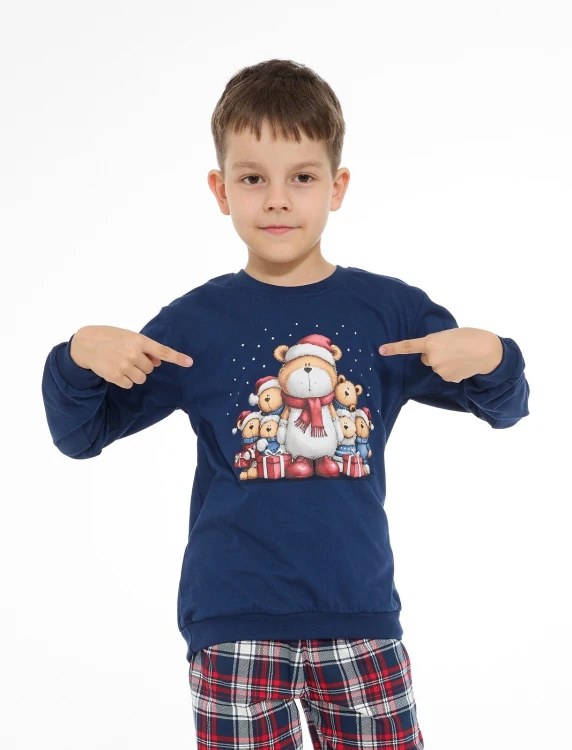 Piżama Cornette Kids Boy 593/186 Family Christmas 86-128