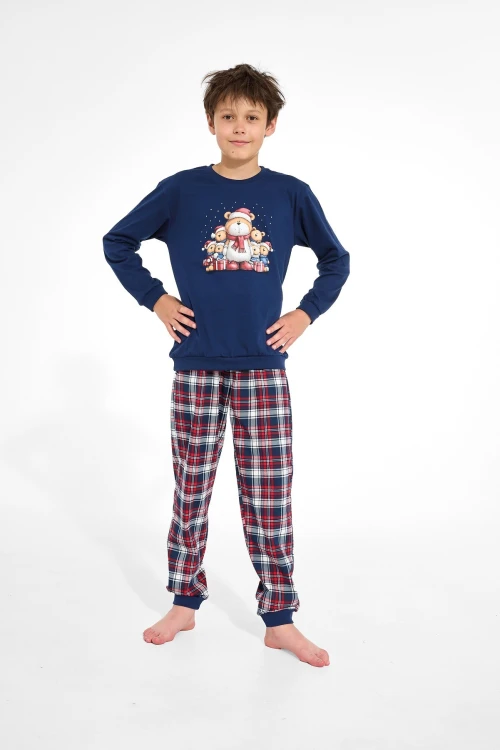 Piżama Cornette Young Boy 966/186 Family dł/r Christmas 134-164