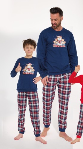 Piżama Cornette Young Boy 966/186 Family dł/r Christmas 134-164
