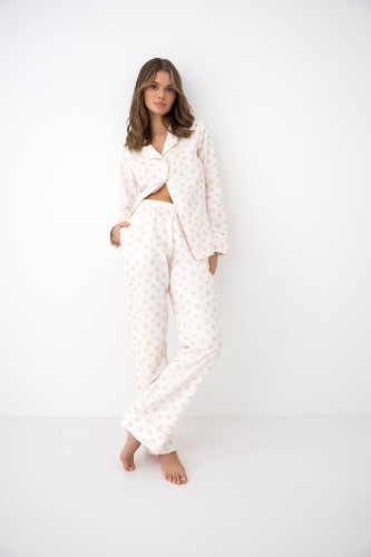 Piżama Sensis Marielle dł/r XS-2XL rozpinana