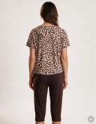 Piżama Moraj PDD3900-022 kr/r Brąz S-3XL