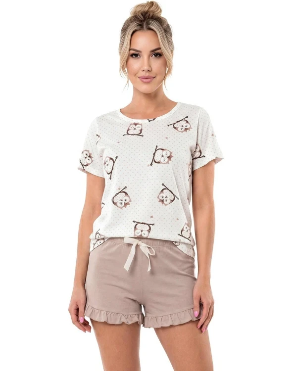 Piżama Donna Sova kr/r S-2XL