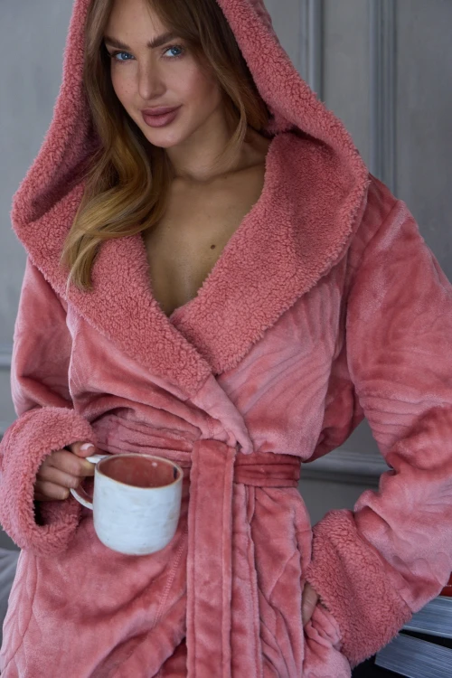 Szlafrok L&L 2648 Lisa długi S-2XL
