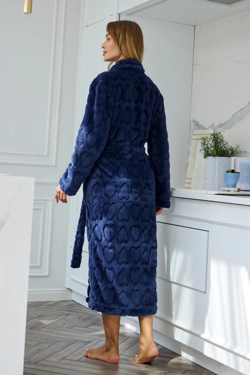 Szlafrok L&L 2645 Nella długi M-2XL