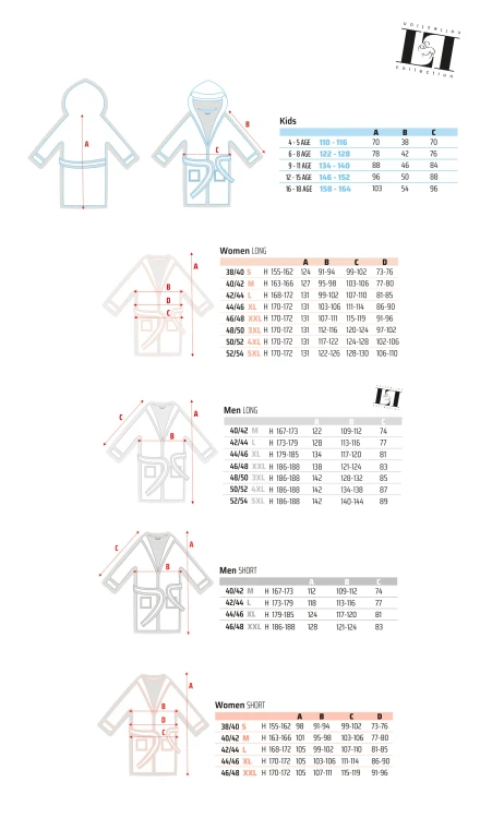 Szlafrok L&L 2645 Nella długi M-2XL