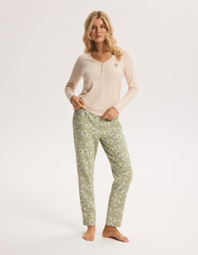 Piżama Henderson Ladies 45397 Gina dł/r S-3XL