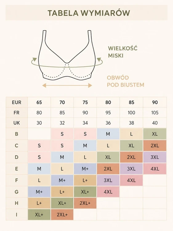 Biustonosz bez fiszbin Mefemi Sophia LO71 Non-wired