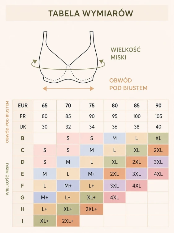 Biustonosz bez fiszbin Mefemi Sophia LO71 Non-wired