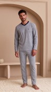Piżama Regina 6017 dł/r M-2XL frotte