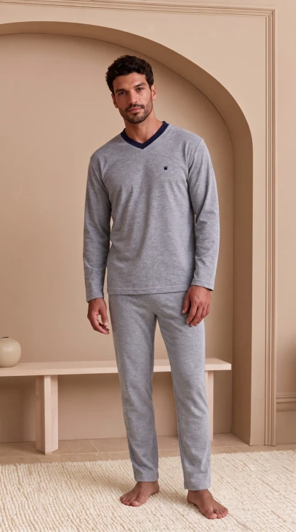 Piżama Regina 6017 dł/r M-2XL frotte